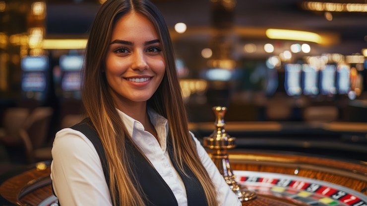 Lightning Baccarat live dealer table on warung168 slot mobile app